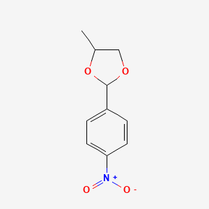 4-Methyl-2-(4-nitrophenyl)-1,3-dioxolane
