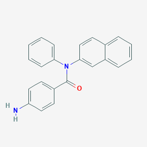molecular formula C23H18N2O B271309 4-amino-N-(2-naphthyl)-N-phenylbenzamide 
