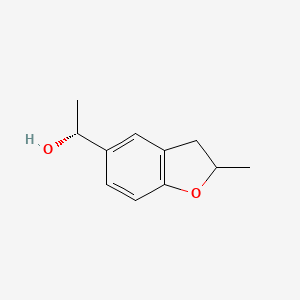 (1R)-1-(2-methyl-2,3-dihydro-1-benzofuran-5-yl)ethan-1-ol