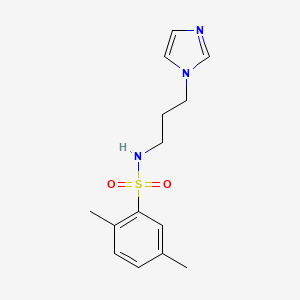 N-(3-Imidazol-1-yl-propyl)-2,5-dimethyl-benzenesulfonamide