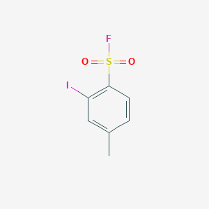molecular formula C7H6FIO2S B2713098 2-Iodo-4-methylbenzenesulfonyl fluoride CAS No. 2413878-73-4