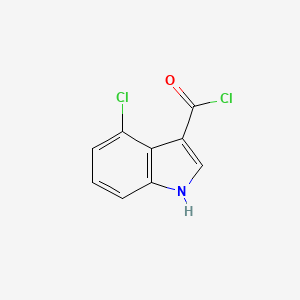 4-Chloro-1H-indole-3-carbonyl chloride