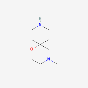 molecular formula C9H18N2O B2713103 4-甲基-1-氧杂-4,9-二氮杂螺[5.5]十一烷 CAS No. 313975-41-6