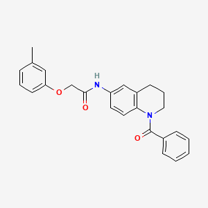 N-(1-benzoyl-1,2,3,4-tetrahydroquinolin-6-yl)-2-(3-methylphenoxy)acetamide