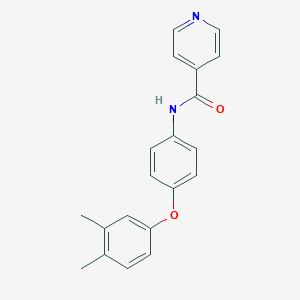 N-[4-(3,4-dimethylphenoxy)phenyl]isonicotinamide