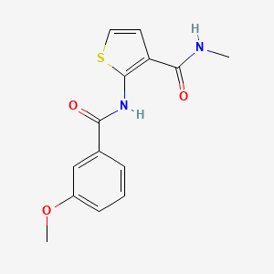 2-(3-methoxybenzamido)-N-methylthiophene-3-carboxamide