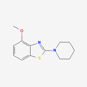 molecular formula C13H16N2OS B2713142 4-Methoxy-2-(piperidin-1-yl)benzo[d]thiazole CAS No. 862977-00-2
