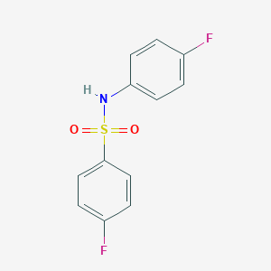 molecular formula C12H9F2NO2S B271318 4-Fluoro-N-(4-fluorophenyl)benzenesulfonamide 