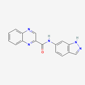 N-(1H-indazol-6-yl)quinoxaline-2-carboxamide