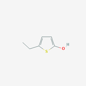 molecular formula C6H8OS B2713192 2-Hydroxy-5-ethylthiophene CAS No. 904044-42-4