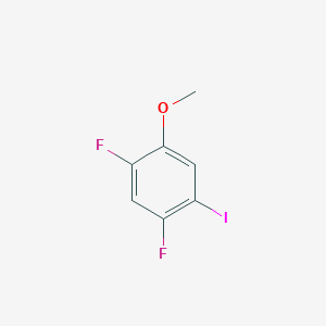 molecular formula C7H5F2IO B2713194 2,4-Difluoro-5-iodoanisole CAS No. 1936250-49-5
