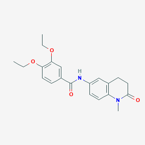 3,4-diethoxy-N-(1-methyl-2-oxo-1,2,3,4-tetrahydroquinolin-6-yl)benzamide