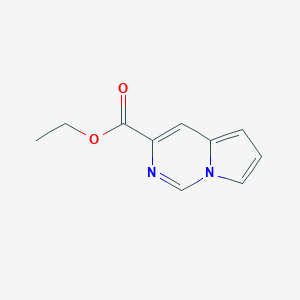 molecular formula C10H10N2O2 B027132 吡咯并[1,2-c]嘧啶-3-羧酸乙酯 CAS No. 107407-80-7