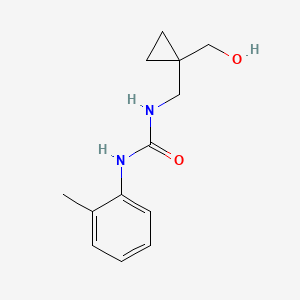 molecular formula C13H18N2O2 B2713204 1-((1-(羟甲基)环丙基甲基)-3-(邻甲苯)脲 CAS No. 1251687-47-4