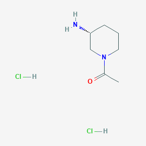 (R)-1-(3-Aminopiperidin-1-yl)ethanone dihydrochloride