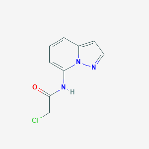 2-Chloro-N-pyrazolo[1,5-a]pyridin-7-ylacetamide