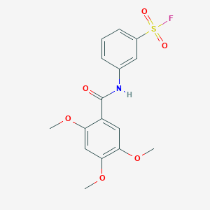 3-[(2,4,5-Trimethoxybenzoyl)amino]benzenesulfonyl fluoride