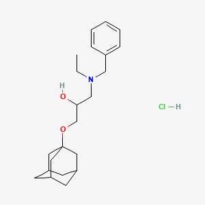 1-(Adamantan-1-yloxy)-3-[benzyl(ethyl)amino]propan-2-ol hydrochloride