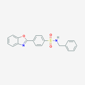 molecular formula C20H16N2O3S B271331 4-(1,3-benzoxazol-2-yl)-N-benzylbenzenesulfonamide 