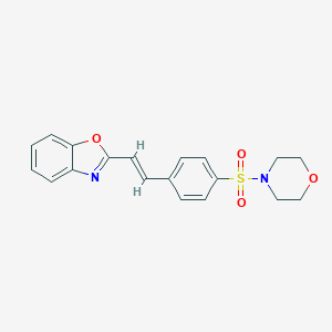 2-{2-[4-(4-Morpholinylsulfonyl)phenyl]vinyl}-1,3-benzoxazole