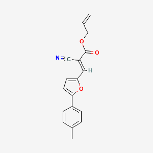 (E)-allyl 2-cyano-3-(5-(p-tolyl)furan-2-yl)acrylate