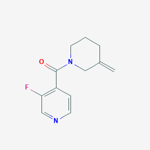 3-Fluoro-4-(3-methylidenepiperidine-1-carbonyl)pyridine