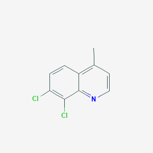 molecular formula C10H7Cl2N B271337 7,8-Dichloro-4-methylquinoline 