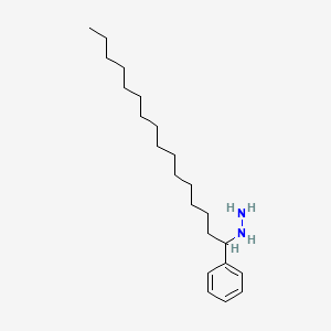 molecular formula C22H40N2 B2713386 1-Phenylhexadecylhydrazine CAS No. 1396968-77-6