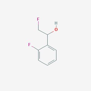 molecular formula C8H8F2O B2713396 2-氟-1-(2-氟苯基)乙醇 CAS No. 1550748-35-0