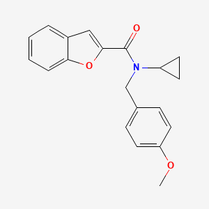 N-cyclopropyl-N-[(4-methoxyphenyl)methyl]-1-benzofuran-2-carboxamide