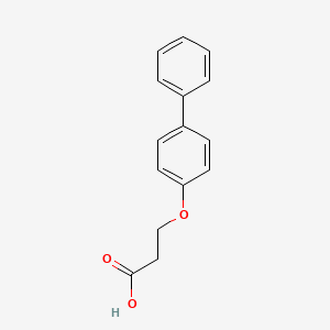 B2713447 3-(4-Phenylphenoxy)propanoic acid CAS No. 63472-21-9