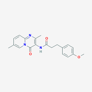 N-(2,7-dimethyl-4-oxo-4H-pyrido[1,2-a]pyrimidin-3-yl)-3-(4-methoxyphenyl)propanamide