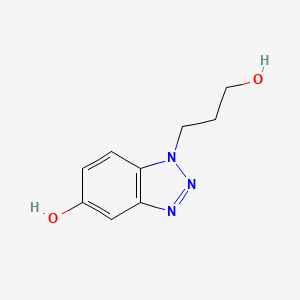molecular formula C9H11N3O2 B2713538 1-(3-羟基丙基)苯并三唑-5-醇 CAS No. 1523490-81-4