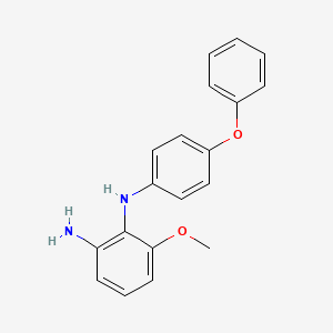 molecular formula C19H18N2O2 B2713545 6-methoxy-N1-(4-phenoxyphenyl)benzene-1,2-diamine CAS No. 2413376-15-3