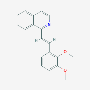 1-[2-(2,3-Dimethoxyphenyl)vinyl]isoquinoline