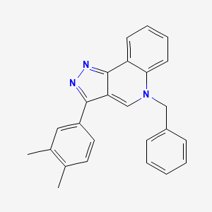 B2713611 5-benzyl-3-(3,4-dimethylphenyl)-5H-pyrazolo[4,3-c]quinoline CAS No. 866349-40-8