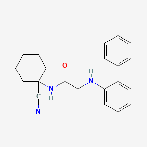 B2713617 2-({[1,1'-biphenyl]-2-yl}amino)-N-(1-cyanocyclohexyl)acetamide CAS No. 1197524-89-2