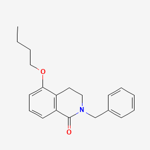 molecular formula C20H23NO2 B2713636 2-苄基-5-丁氧基-3,4-二氢异喹啉-1-酮 CAS No. 850905-29-2