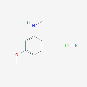 molecular formula C8H12ClNO B2713637 3-甲氧基-N-甲基苯胺；盐酸盐 CAS No. 26926-55-6