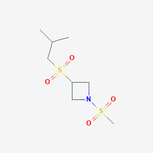 B2713644 3-(Isobutylsulfonyl)-1-(methylsulfonyl)azetidine CAS No. 1797847-35-8