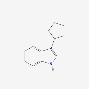 B2713649 3-cyclopentyl-1H-indole CAS No. 1092574-87-2