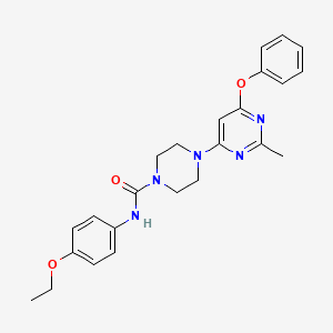N-(4-ethoxyphenyl)-4-(2-methyl-6-phenoxypyrimidin-4-yl)piperazine-1-carboxamide