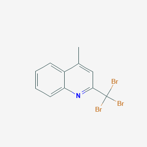 molecular formula C11H8Br3N B271366 4-Methyl-2-(tribromomethyl)quinoline 