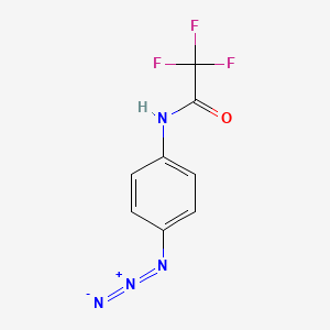 molecular formula C8H5F3N4O B2713660 N-(4-Azidophenyl)-2,2,2-trifluoroacetamide CAS No. 2243505-86-2
