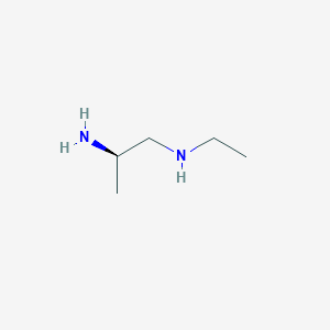 molecular formula C5H14N2 B2713669 (2R)-1-N-Ethylpropane-1,2-diamine CAS No. 71754-70-6
