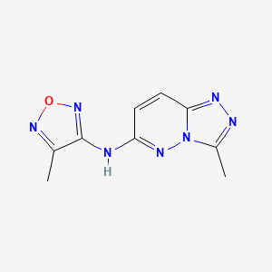 B2713711 4-Methyl-N-(3-methyl-[1,2,4]triazolo[4,3-b]pyridazin-6-yl)-1,2,5-oxadiazol-3-amine CAS No. 2326298-64-8