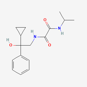 molecular formula C16H22N2O3 B2713712 N1-(2-环丙基-2-羟基-2-苯乙基)-N2-异丙氧乙酰胺 CAS No. 1421467-34-6