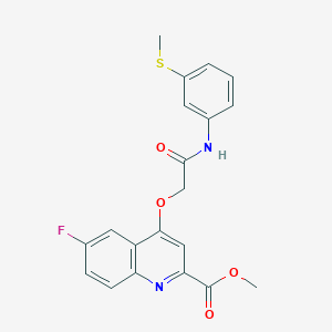 molecular formula C20H17FN2O4S B2713714 3-(3-benzyl-1,2,4-oxadiazol-5-yl)-1-methyl-5-(pyridin-2-ylcarbonyl)-4,5,6,7-tetrahydro-1H-pyrazolo[4,3-c]pyridine CAS No. 1359396-18-1