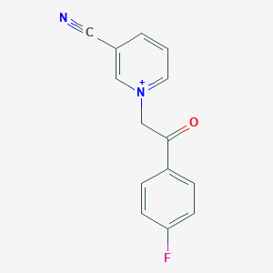 3-Cyano-1-[2-(4-fluorophenyl)-2-oxoethyl]pyridinium