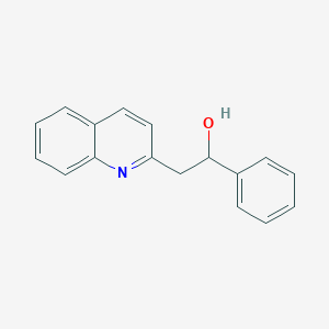 molecular formula C17H15NO B271380 alpha-Phenylquinoline-2-ethanol 